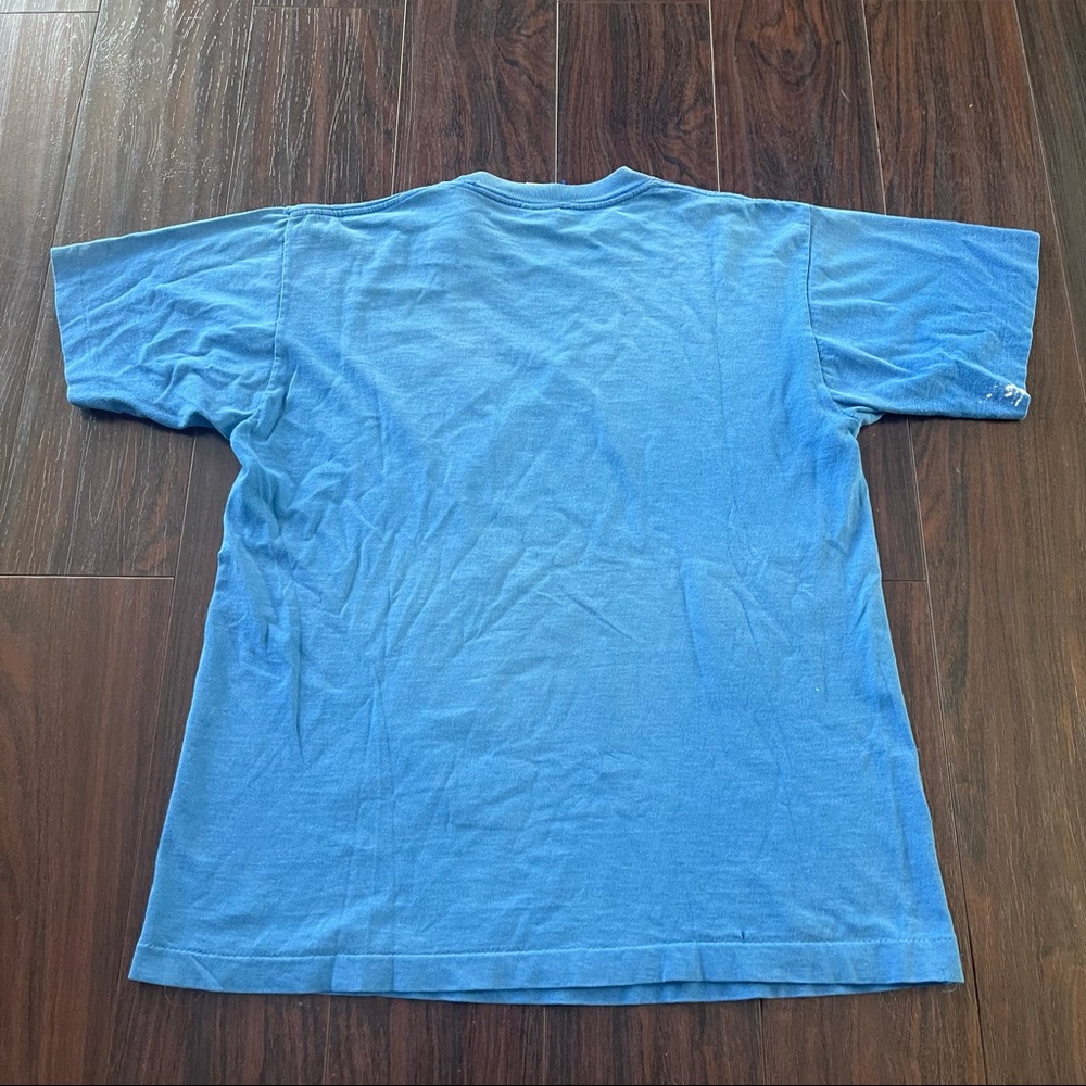 Vintage NBA Orlando Magic Mens Shirt Blue Size Medium True Fan Faded Distressed - Picture 2 of 8